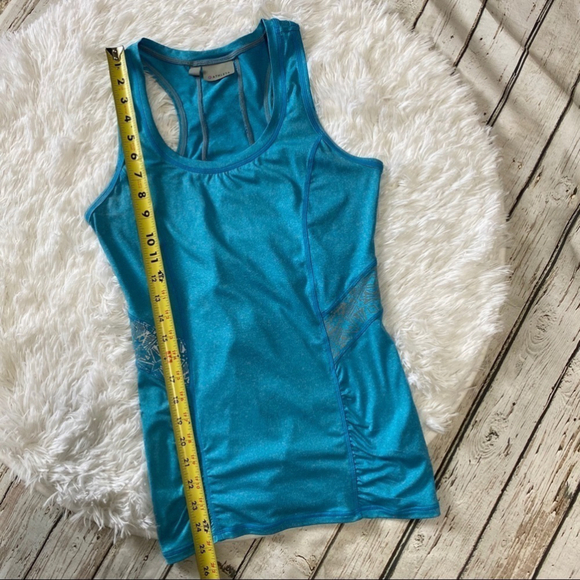 ATHLETA Northern Lights blue reflective tank top size xs - Picture 9 of 9